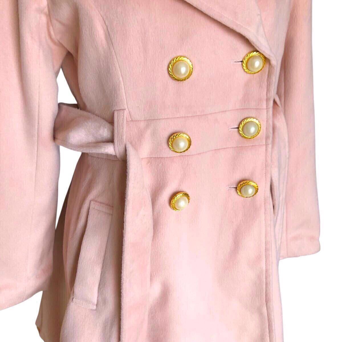 00s Y2K 姫ギャル コート ファー衿 ロリータ リボンベルト NANA