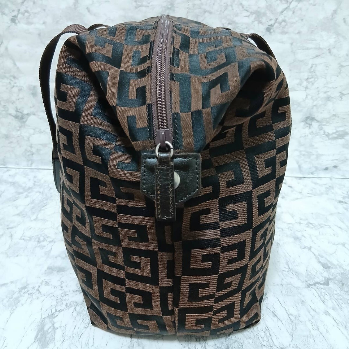 希少色】OLD GIVENCHY ジバンシー ヴィンテージ 4Gロゴ ミニボストン