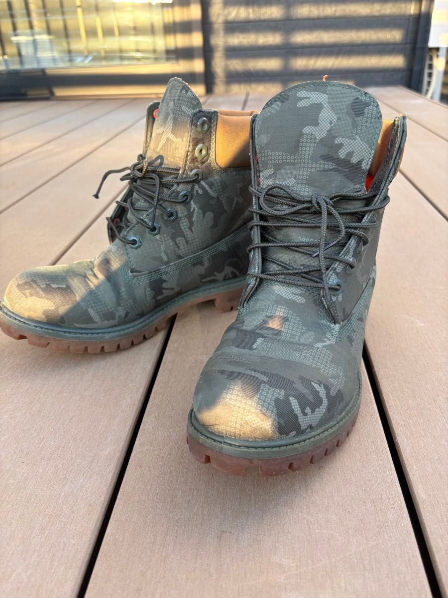 ティンバーランド 希少迷彩 26 0cm カモ Timberland ブーツ｜Yahoo