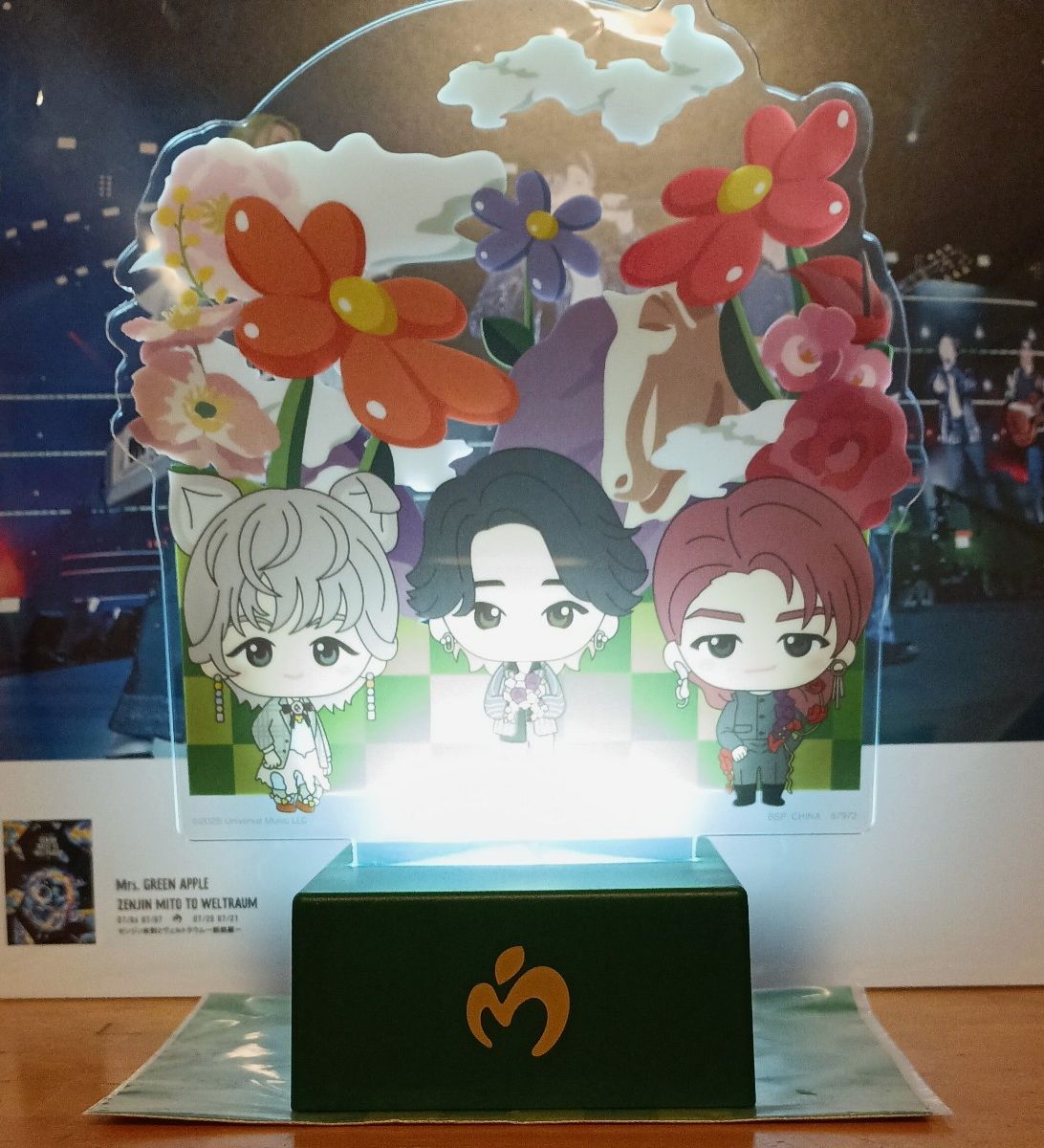 Mrs GREEN APPLE 1番くじA賞 アクリルライト アクリルスタンド ミセス