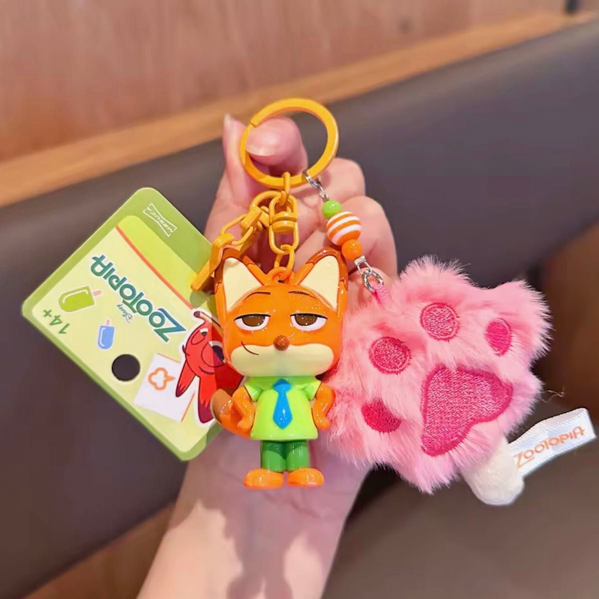 2個セット】 ズートピア ニック・ワイルド&ジュディ・ホップス 肉球