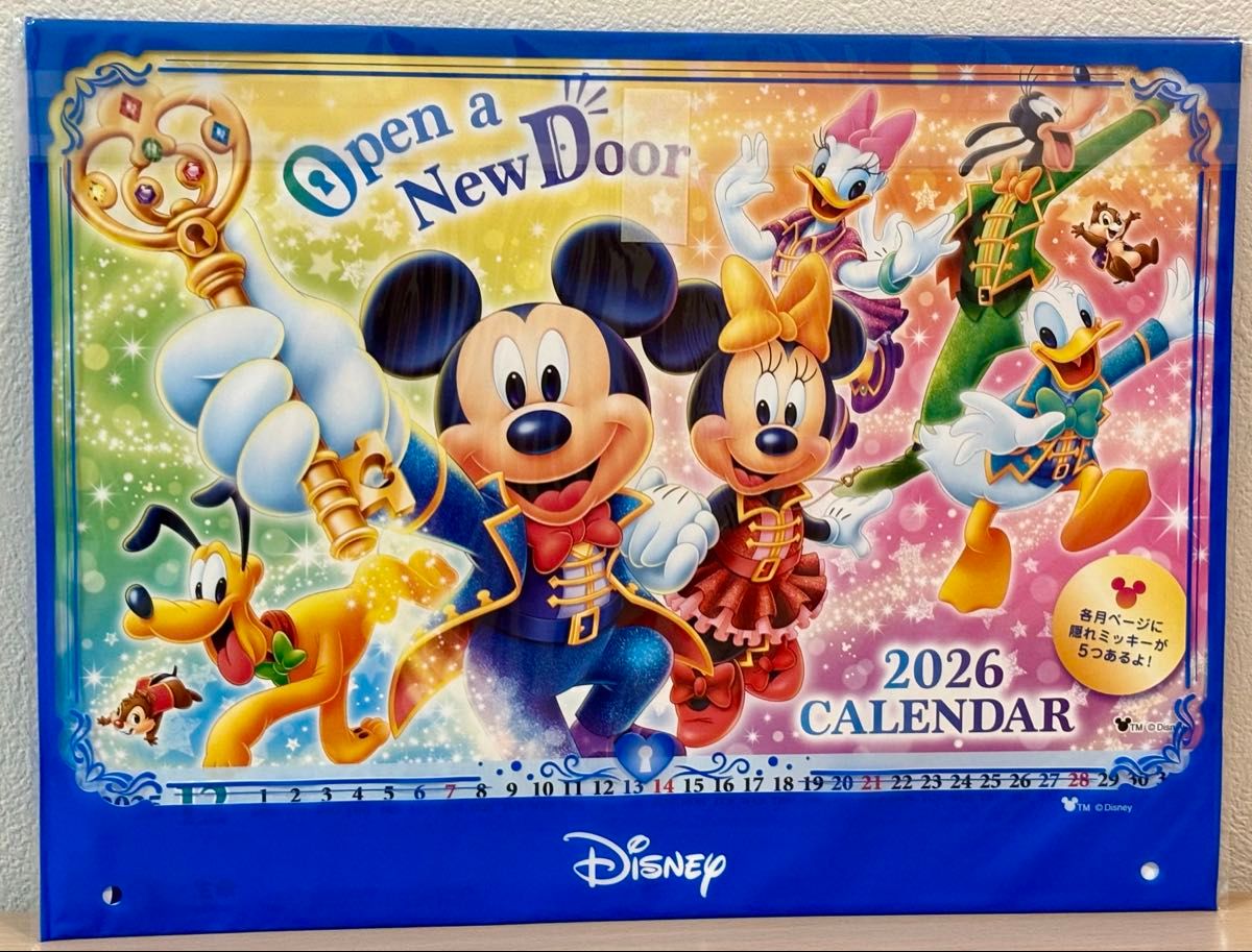 第一生命 ディズニー 2026年 壁掛けカレンダー ミッキー ミニー｜Yahoo