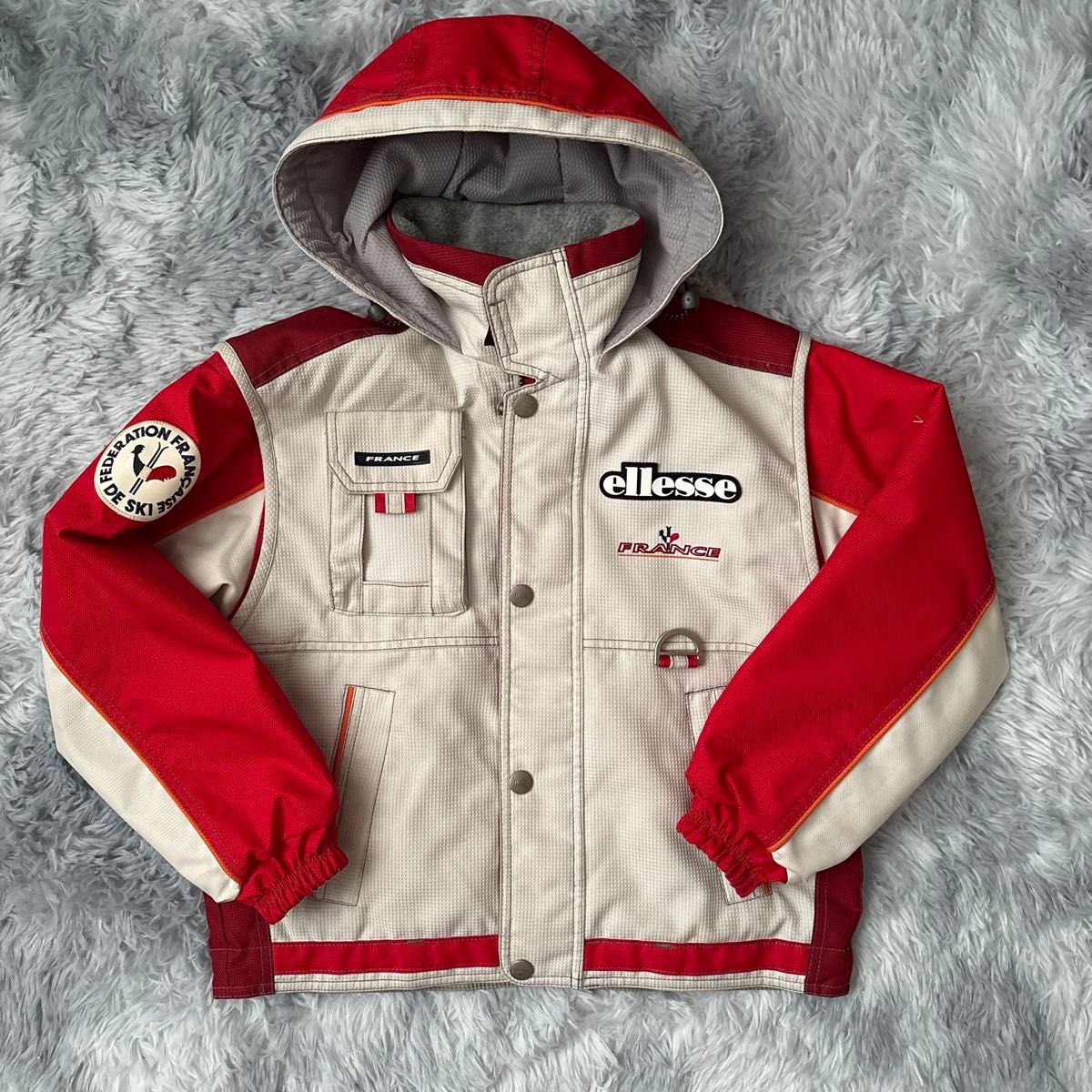 ellesse エレッセ スキーウェア スノボウェア 上下セット レッド