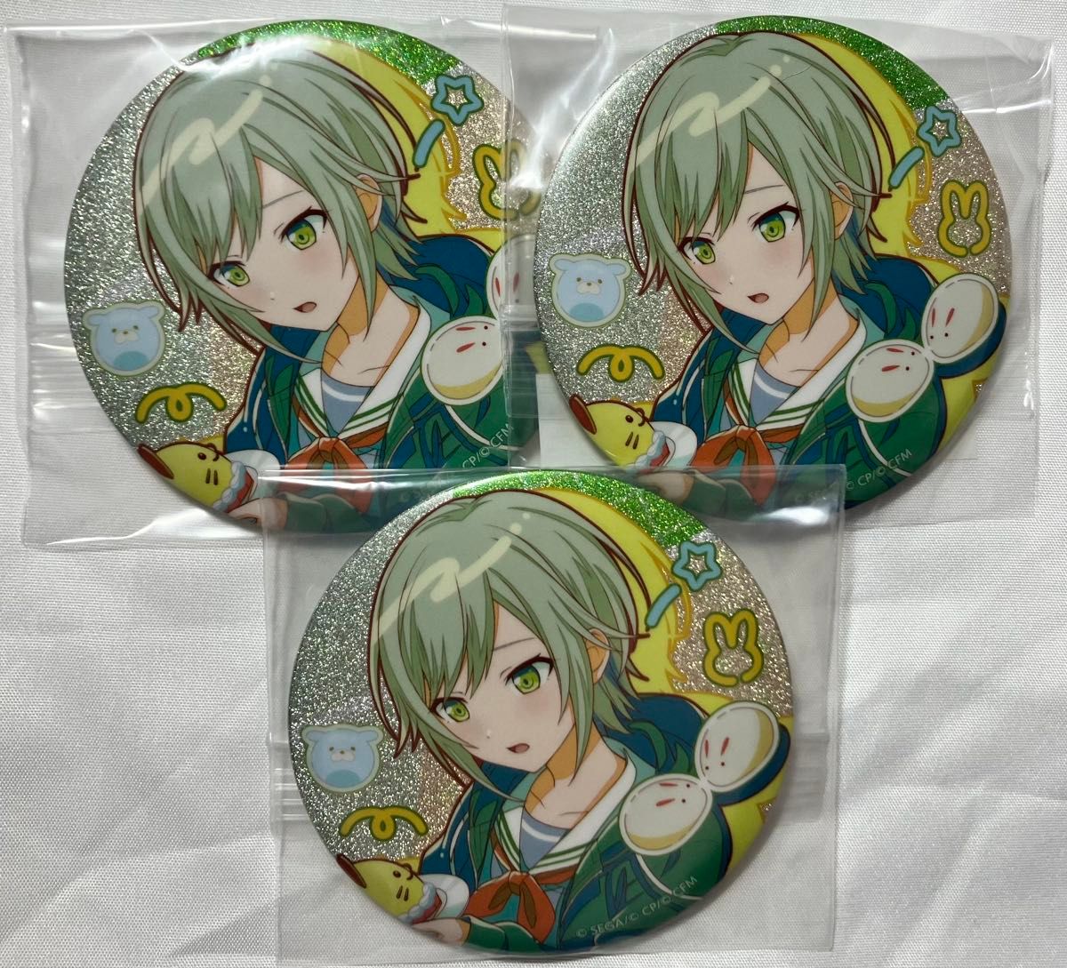 日野森志歩 グリッター缶バッジ 3個セット｜Yahoo!フリマ（旧PayPay