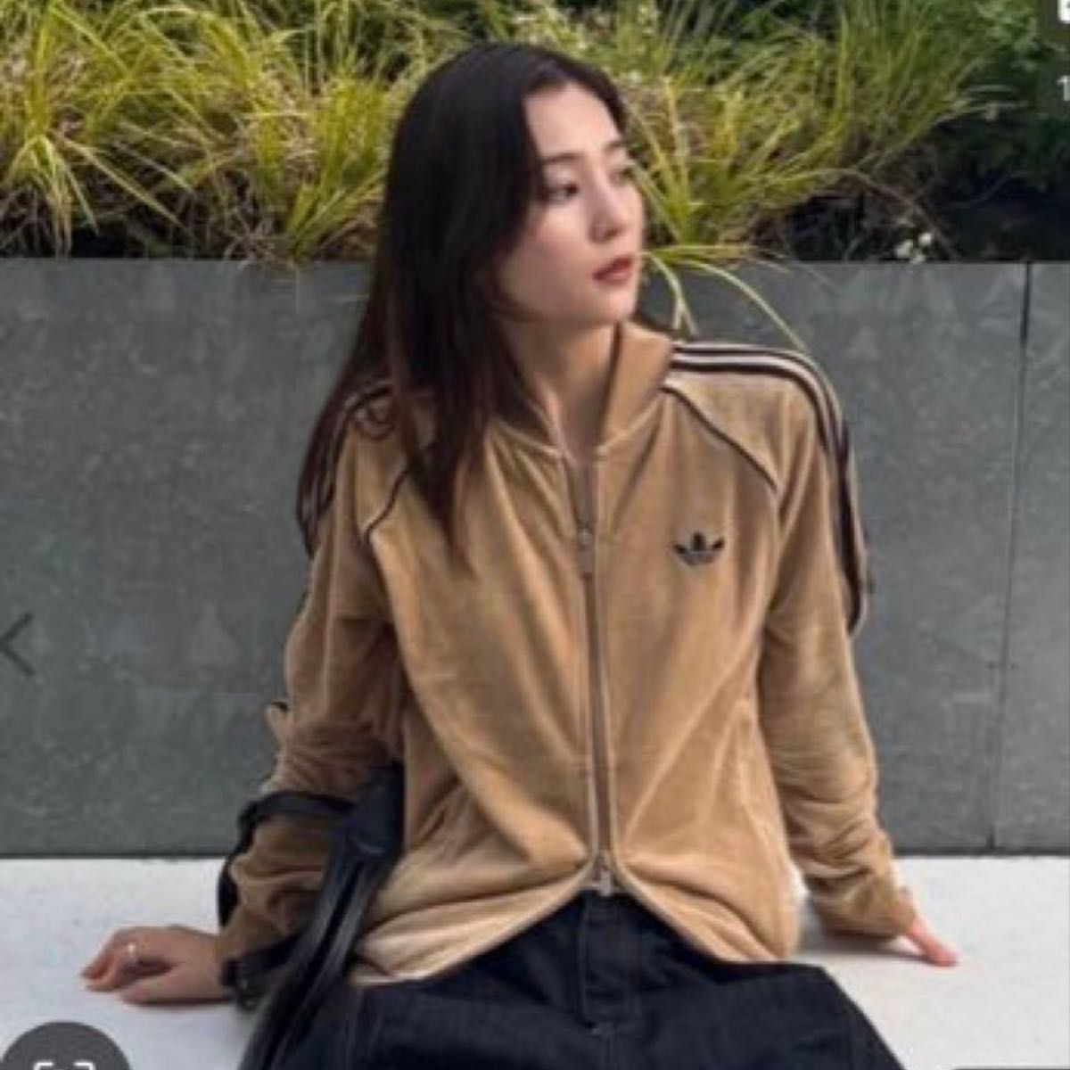 adidas アディダス ベロア トラックジャケット 新品未使用 Mサイズ