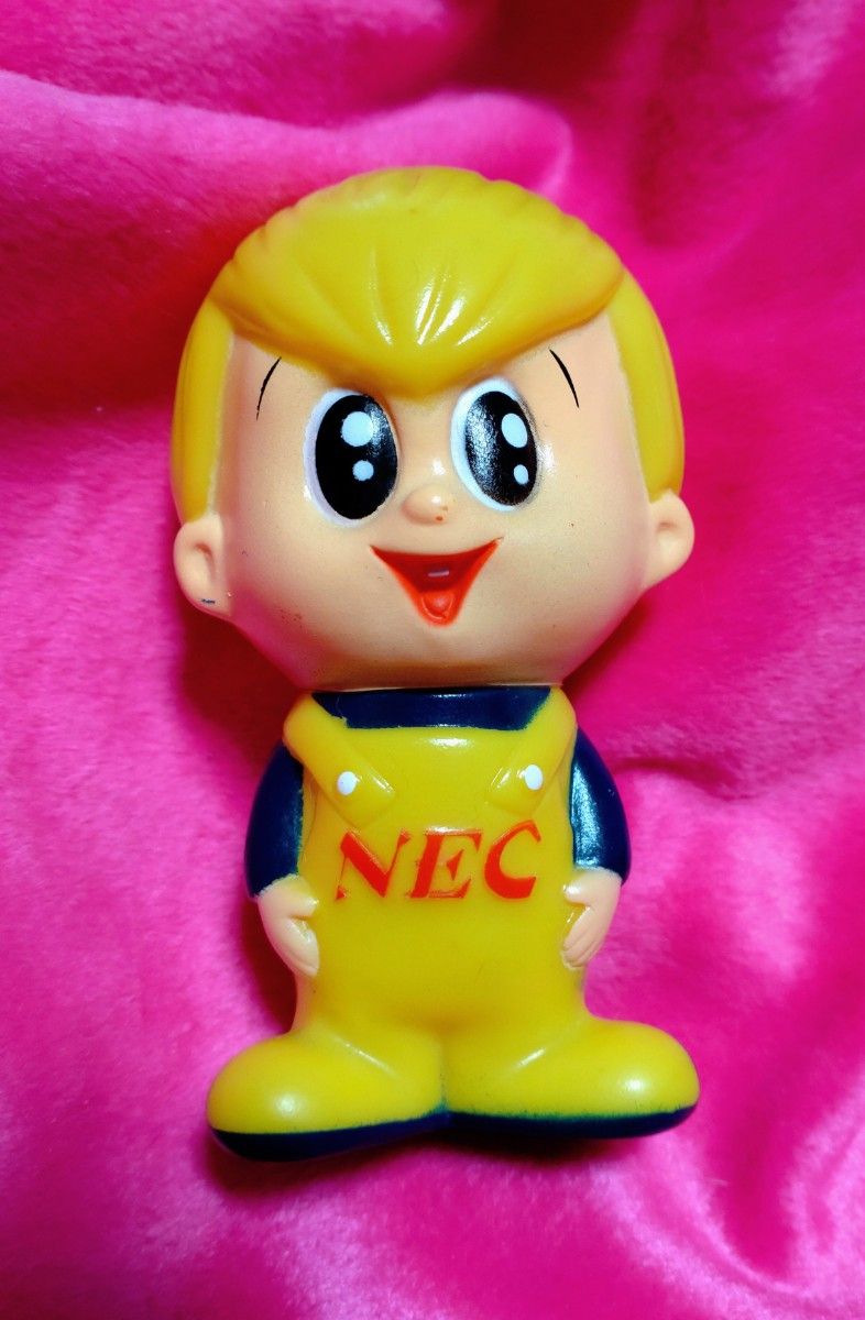 NEC坊や ソフビ貯金箱 非売品 昭和レトロ 企業物｜Yahoo!フリマ（旧
