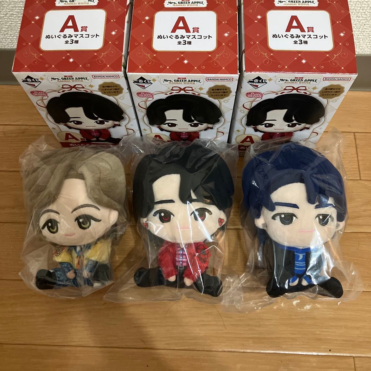 一番くじ ミセスグリーンアップル A賞 3体セット コンプリート｜Yahoo