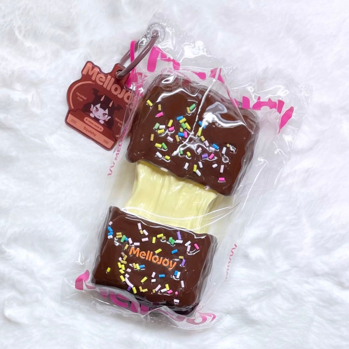 mellojoy スクイーズ 伸びるチーズ チョコ のびーるチョコレート 美品
