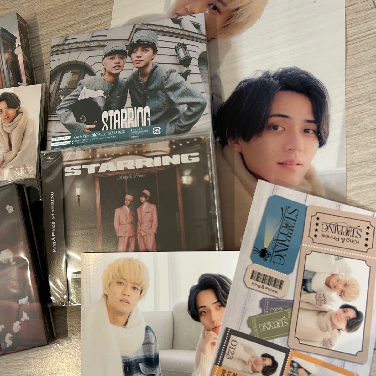 King& Prince キンプリ 4形態 アルバム STARRING DVD 外付け特典付