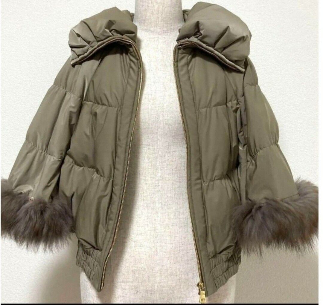 EPOCAエポカ 定10万円程 ダウンジャケット ポンチョ フォックスファー