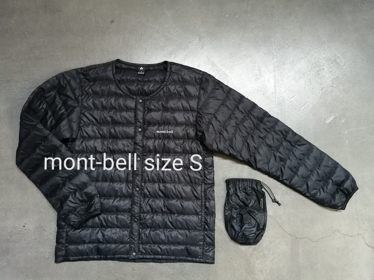 mont-bell モンベル スペリオダウン ラウンドネックジャケット メンズS