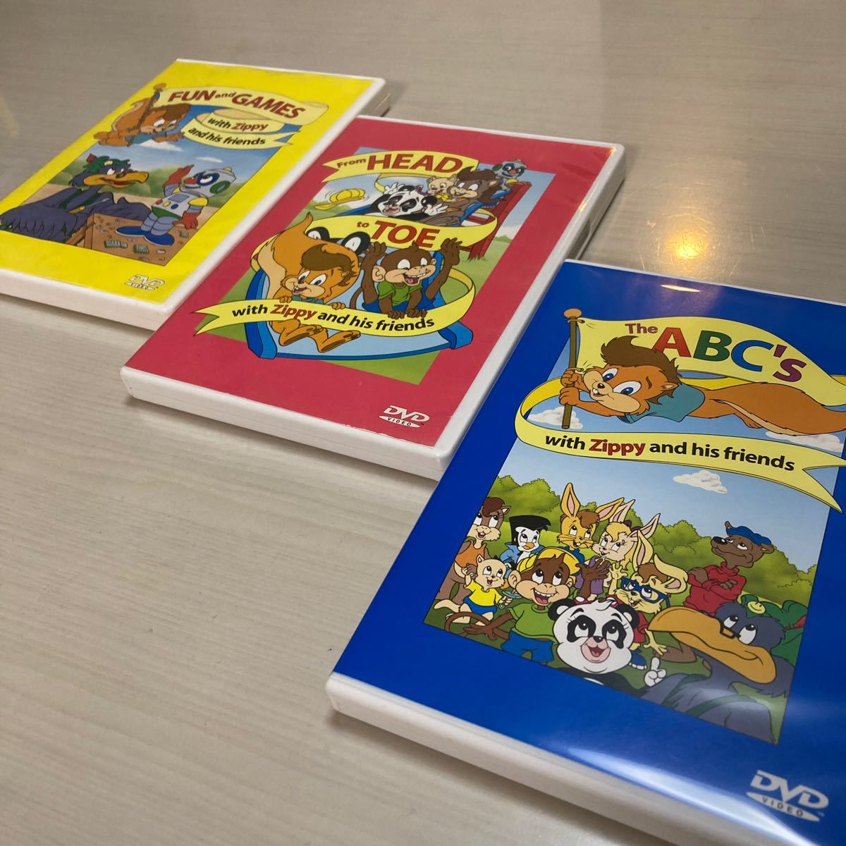 DWE DVD 3枚 ディズニー英語システム Zippy his friends｜Yahoo!フリマ