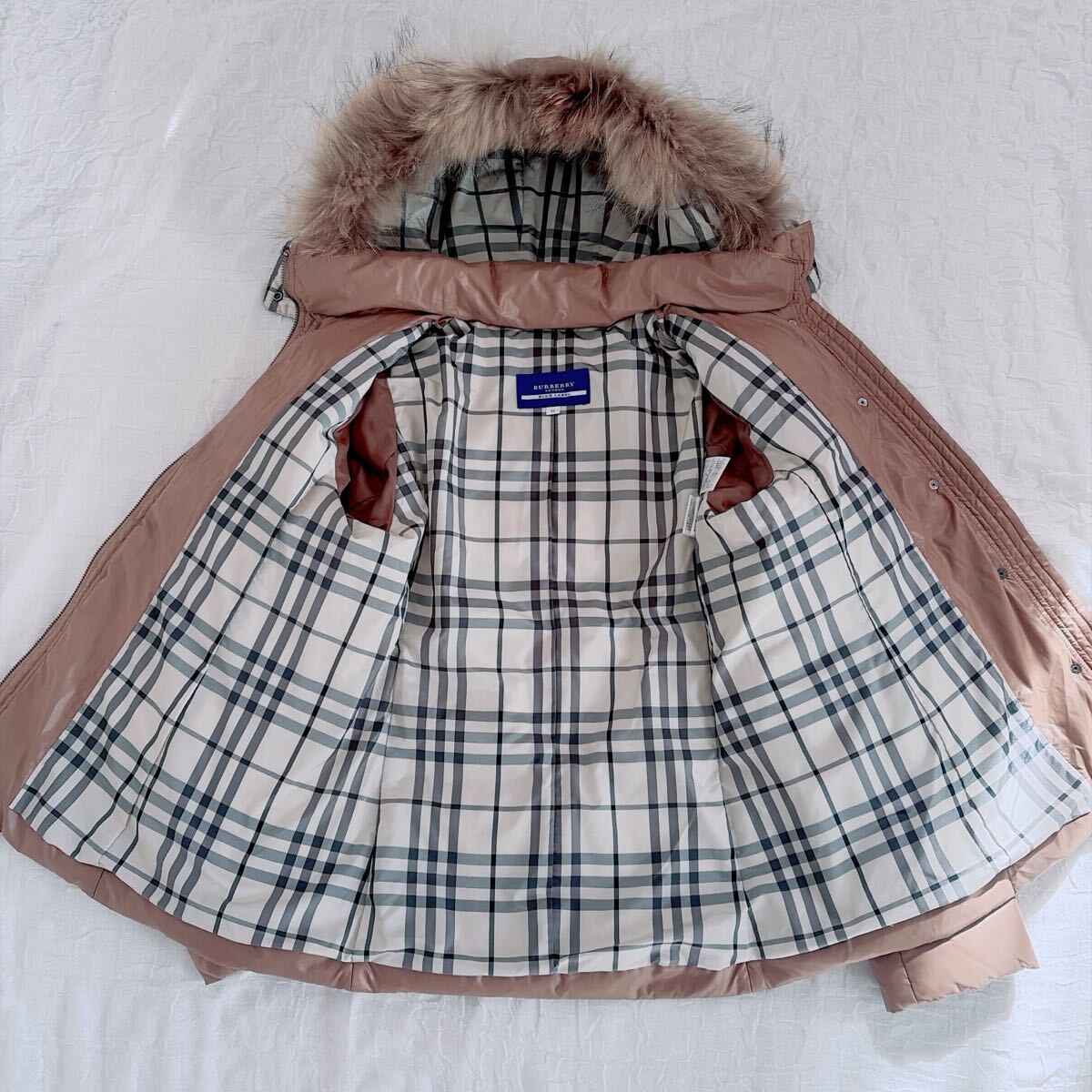 バーバリーブルーレーベル M 美品 BURBERRY BLUE LABEL ダウン