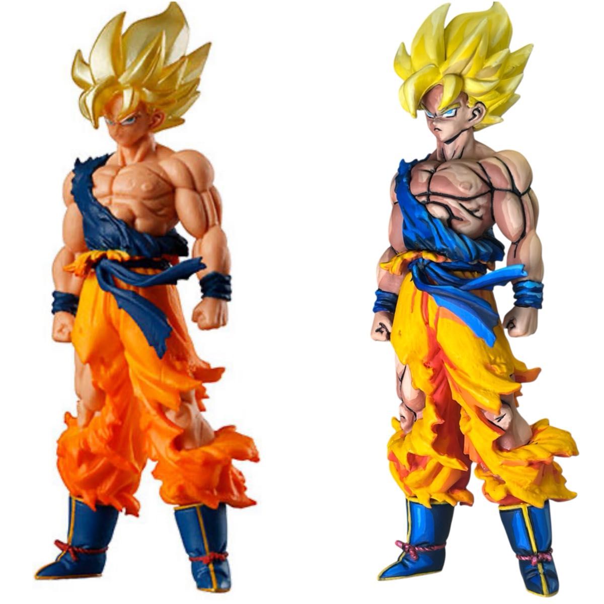 HGドラゴンボール スーパーサイヤ人 孫悟空 フィギュア リペイント 二