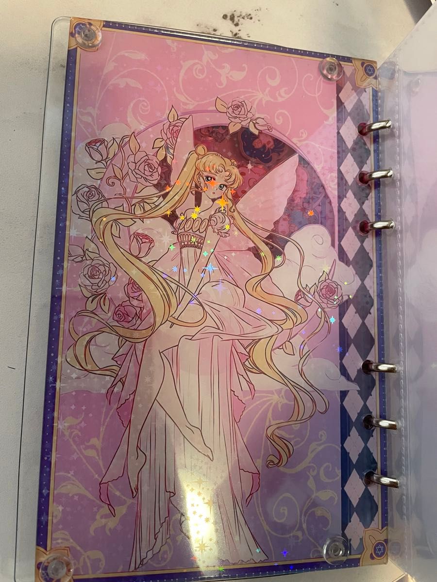 限定1点】シャカシャカノート セーラームーン A6 シール帳 バインダー