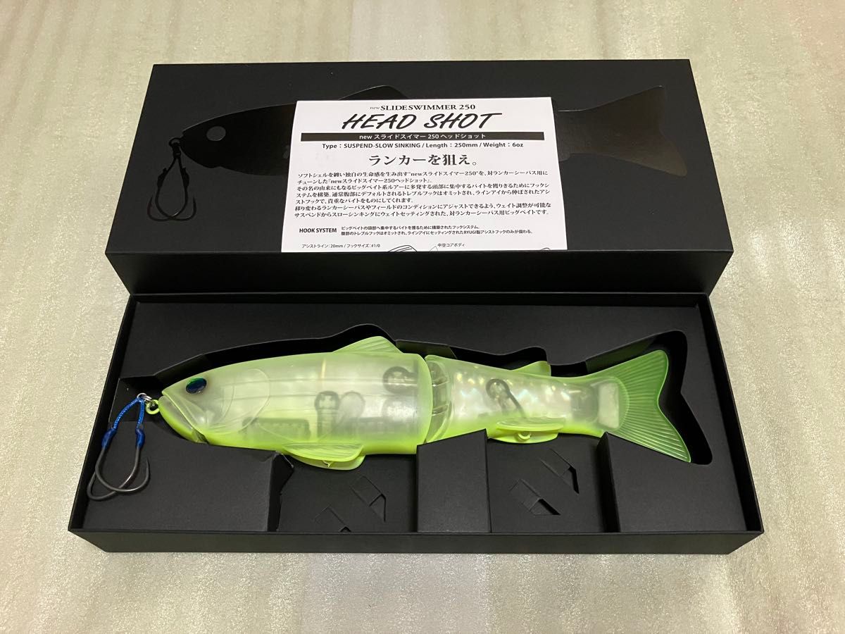 スライドスイマー250 ヘッドショット メイアンレモン new SLIDESWIMMER