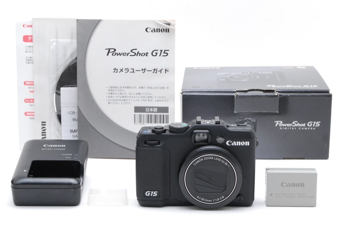 極美品 キャノン Powershot G15 携帯性抜群の高級コンデジ｜Yahoo