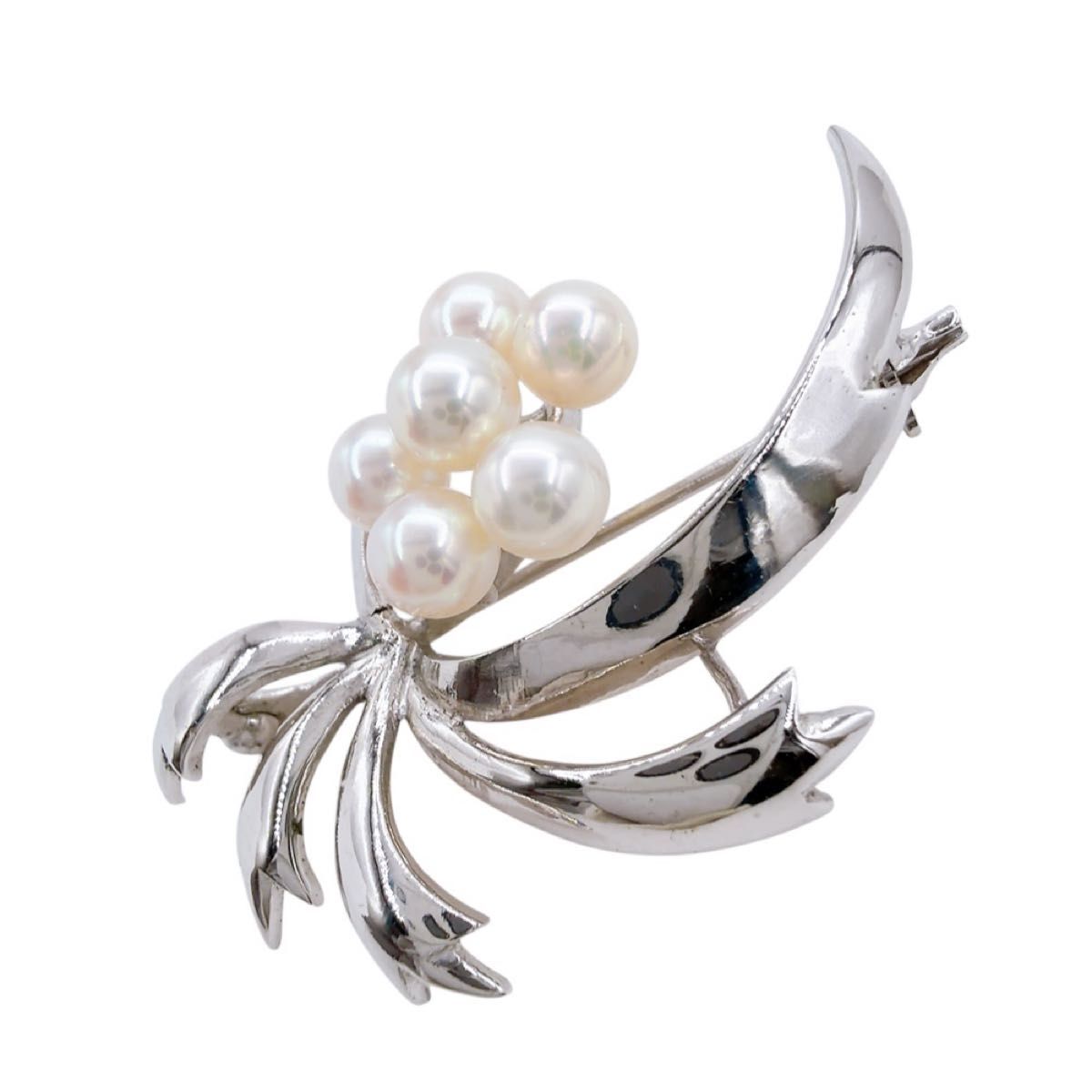 高品質/美品】MIKIMOTO ミキモト パール ブローチ ピンバッチ 真珠