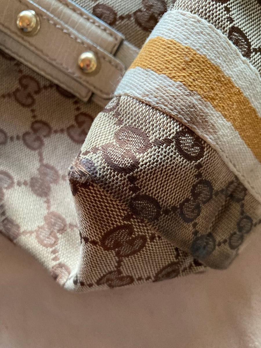 グッチ 139261 GGキャンバス シェリーライン ハンドバッグ｜Yahoo