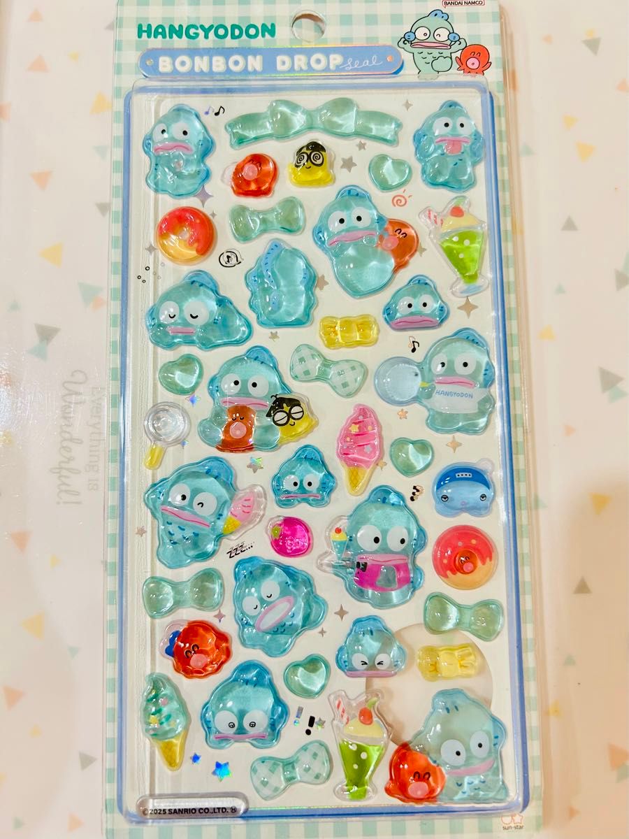 第二弾 サンリオ ボンボンドロップシール コンプリート 8枚 お買い得