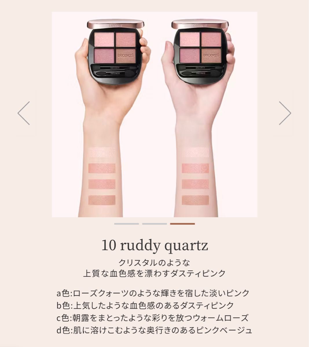 新品未使用 コスメデコルテ スキンシャドウ デザイニング パレット 10