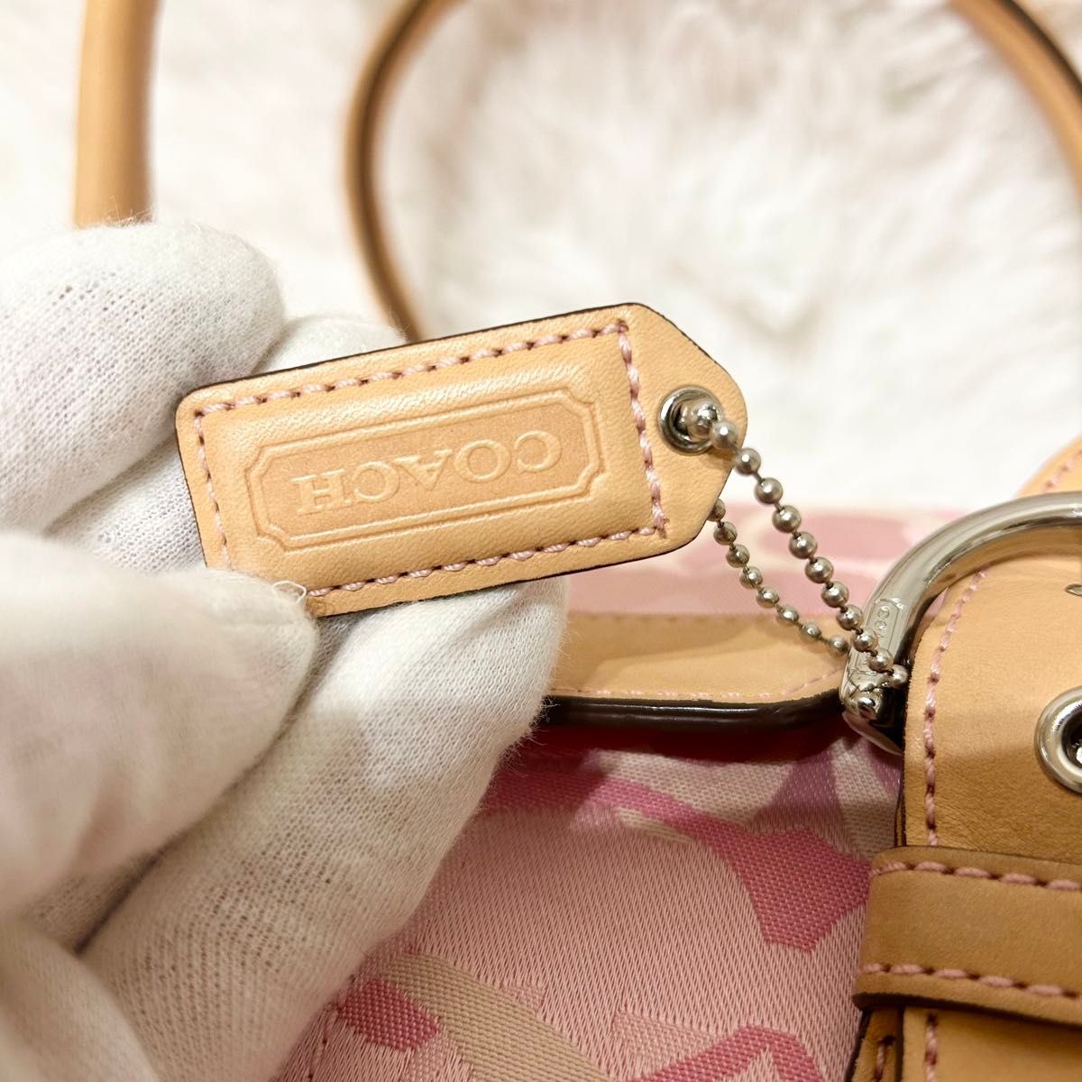 極美品】COACH ショルダーバッグ ソーホー SOHO 肩掛け y2k ピンク