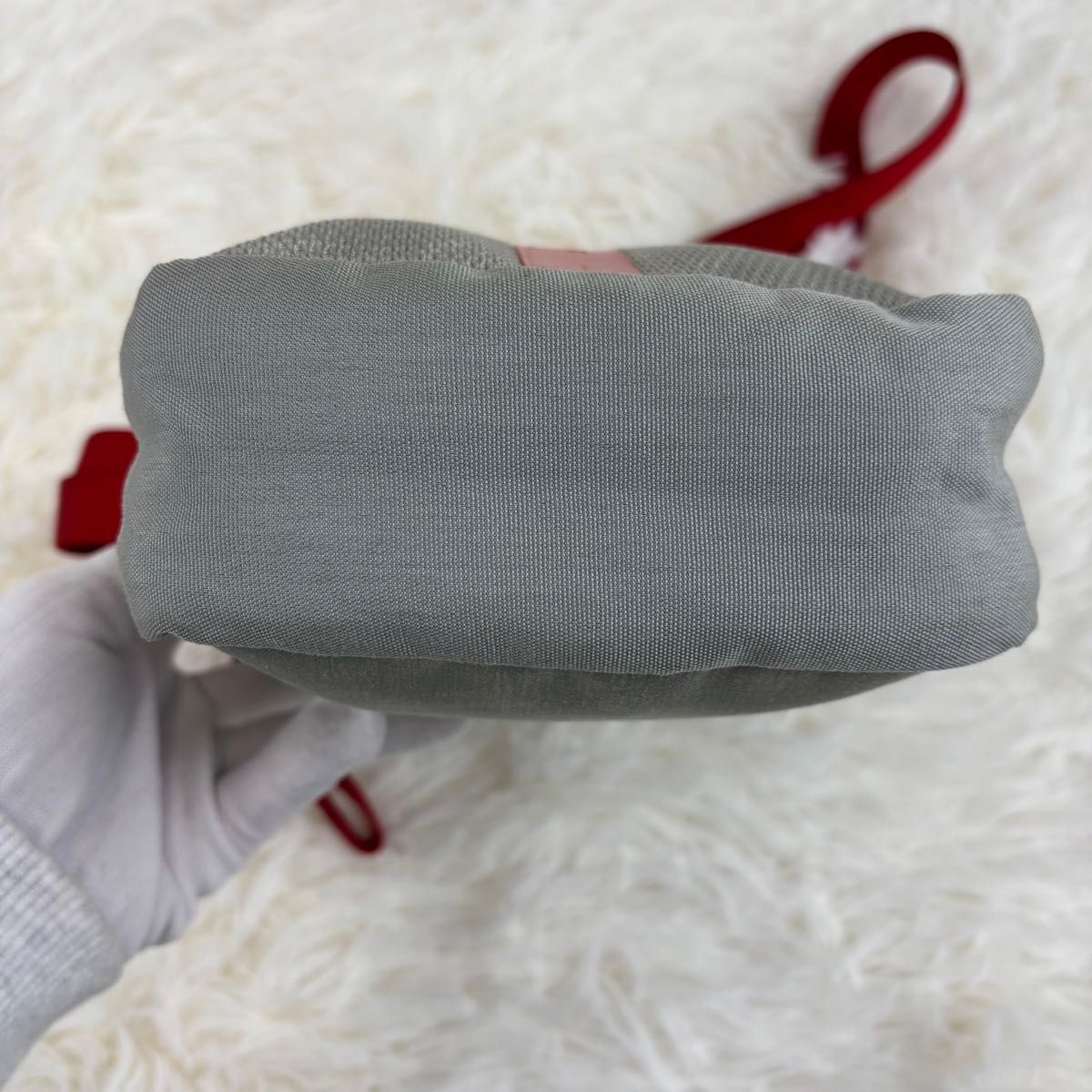 PRADA SPORT プラダスポーツ メッシュ ショルダーバッグ ロゴ 肩掛け