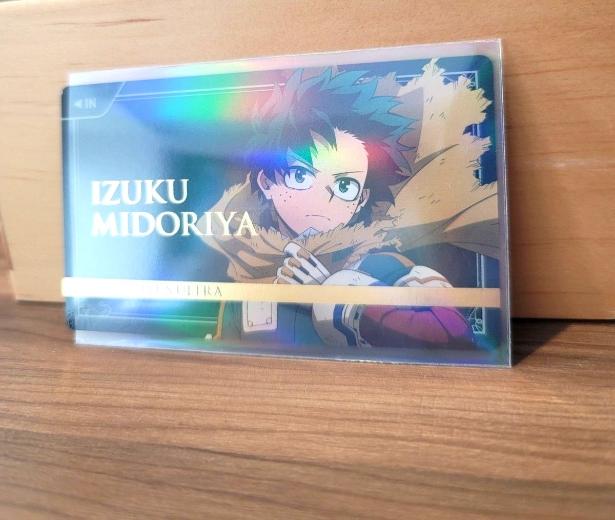 ヒロアカ × 東急ホテルPLUS ULTRA箔押しカードキーレプリカ 緑谷出久