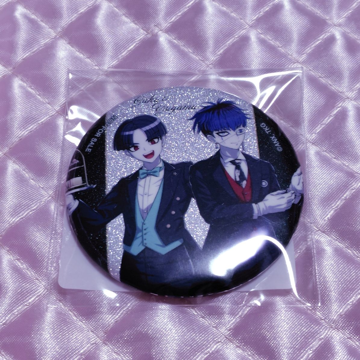 未開封】ハンドラ マルイ 通販 特典 丸子楽 面影歪 ペア 缶バッジ