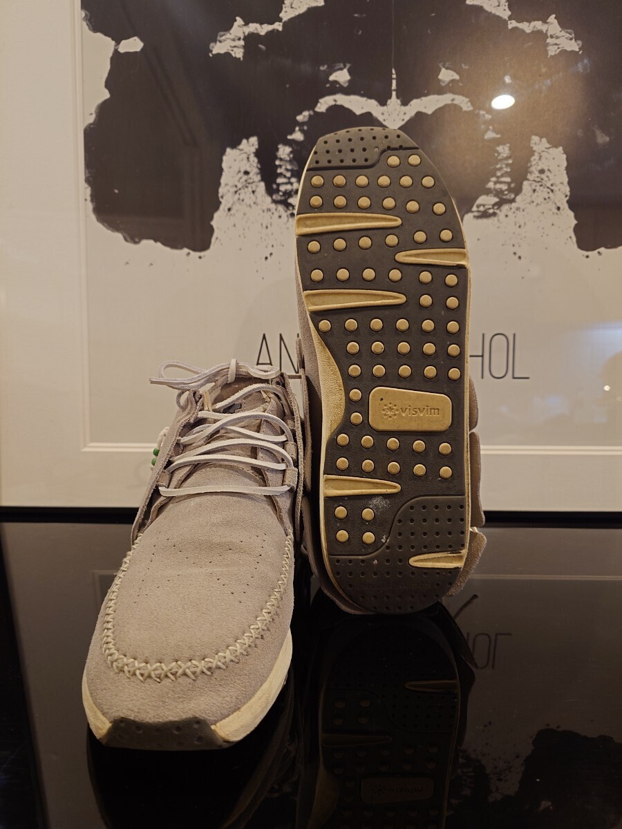 visvim ビズビム fbt2 size11 29cm スウェード スエード ライトグレー