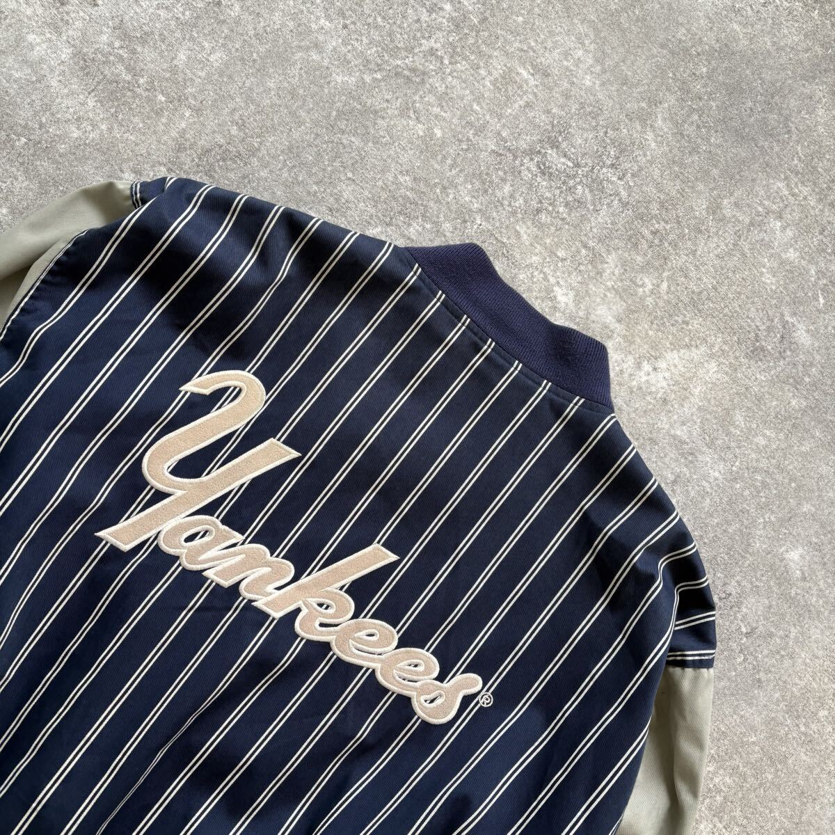 STARTER】スターター ニューヨークヤンキース スタジャン ストライプ