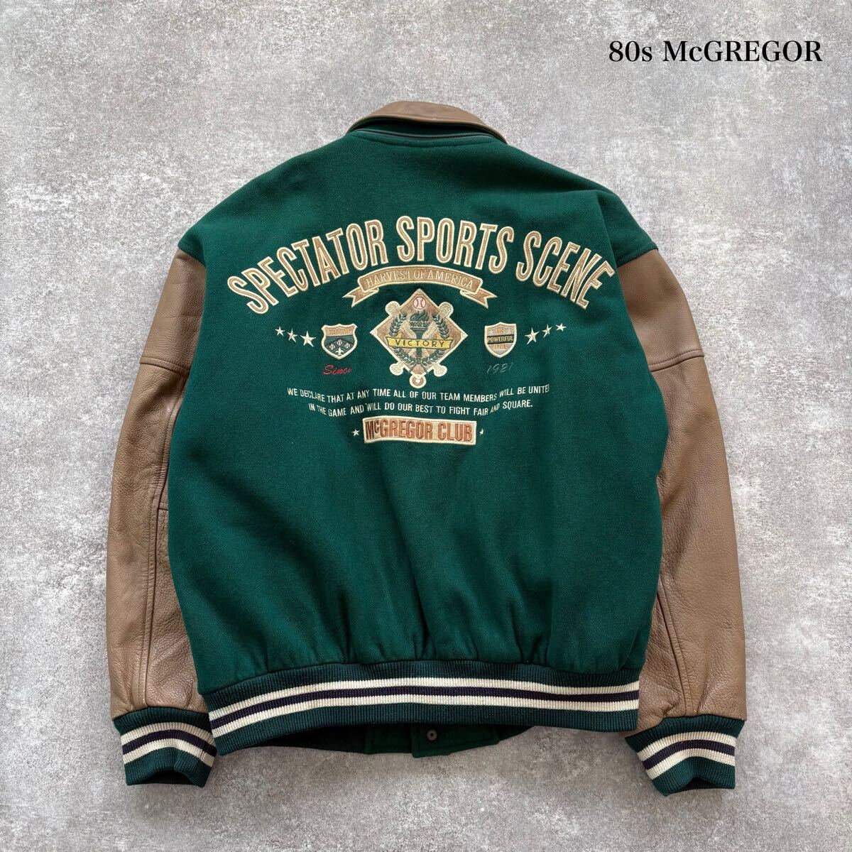 McGREGOR】マクレガー 80s ベースボール スタジャン スタジアム