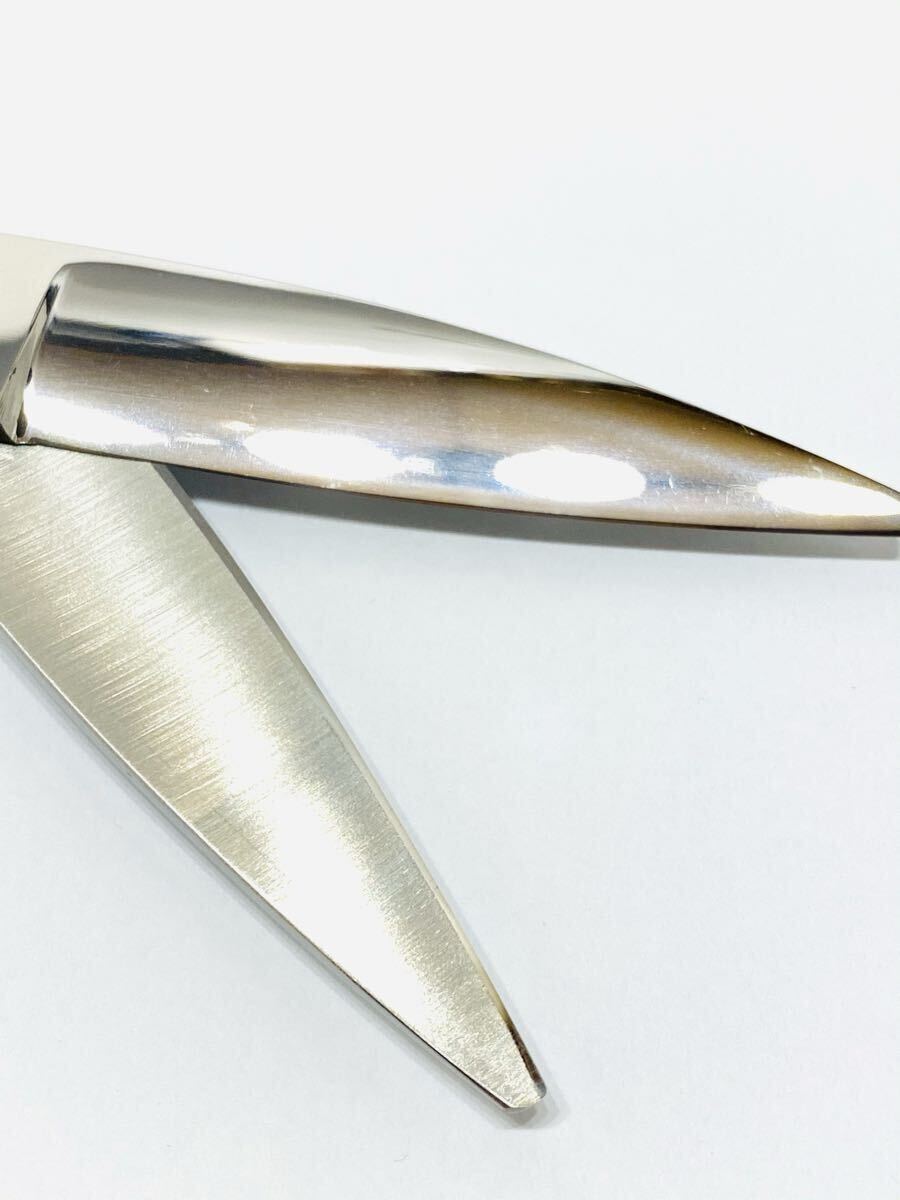 新品 無銘 スライドカットシザー 6インチ 笹刃 理容 美容 鋏 シザー