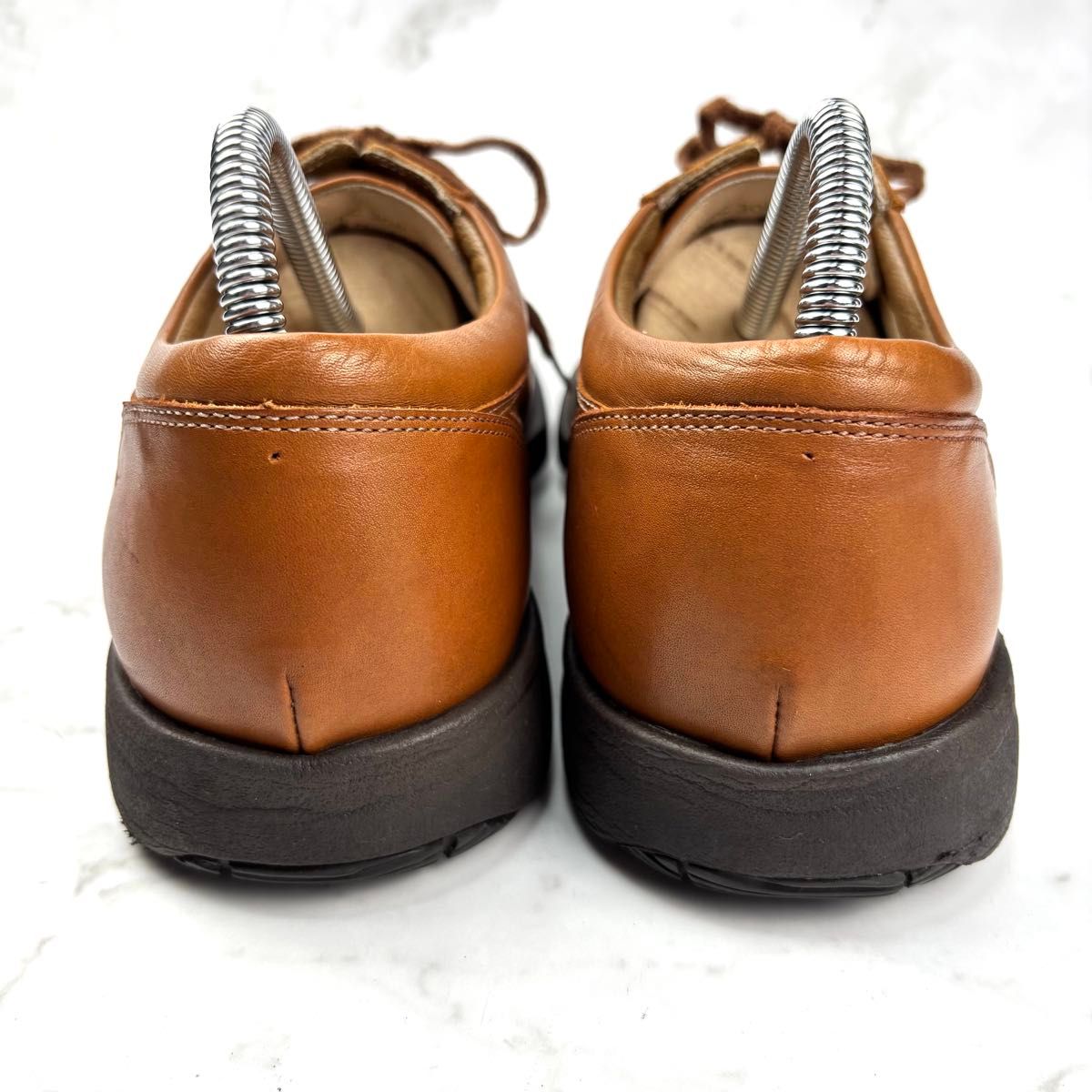 美品】Pedala ブラウン ビジネスシューズ 25 レザー レースアップ