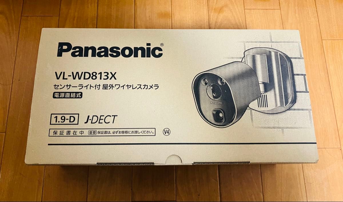 新品未使用品】Panasonic VL-WD813X センサーライト付 屋外ワイヤレス