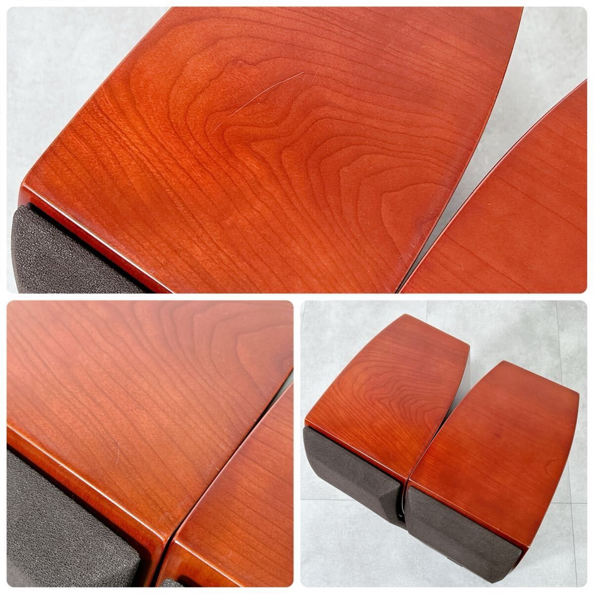 V128 KENWOOD ケンウッド LS-K1000 ペア スピーカーシステム 木目