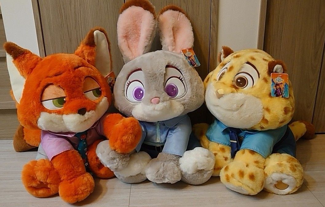 ズートピア2 特大ぬいぐるみ ディズニー コストコ ブランケット付き 3