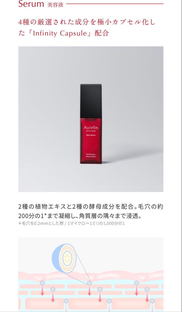 Aurelie リンクルリペア ブーストローション リッチセラム ナイト