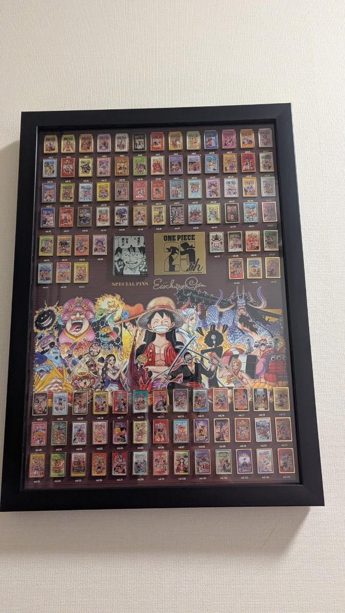 ONE PIECE 連載25周年記念額装ピンズセット ワンピース｜Yahoo!フリマ
