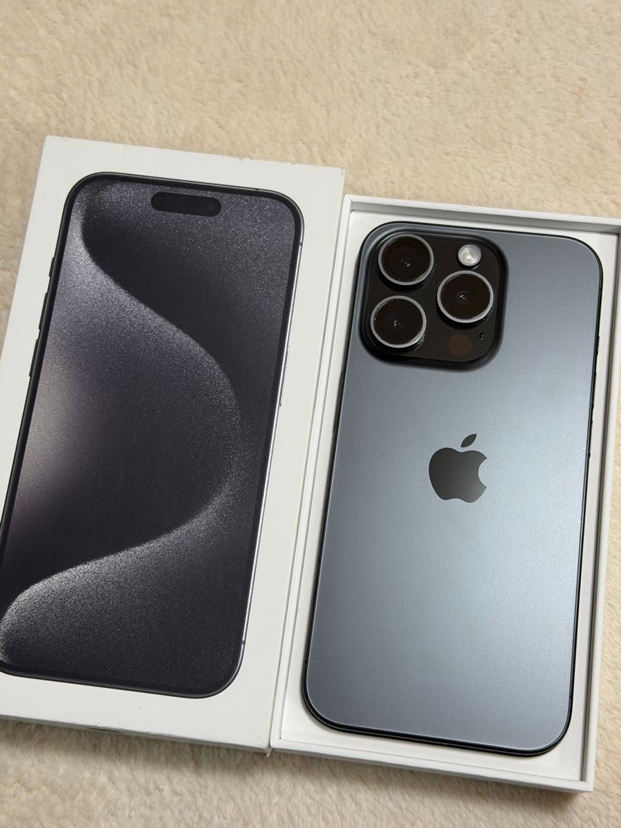 iPhone15 Pro ブラックチタニウム 128gb SIMフリー｜Yahoo!フリマ（旧