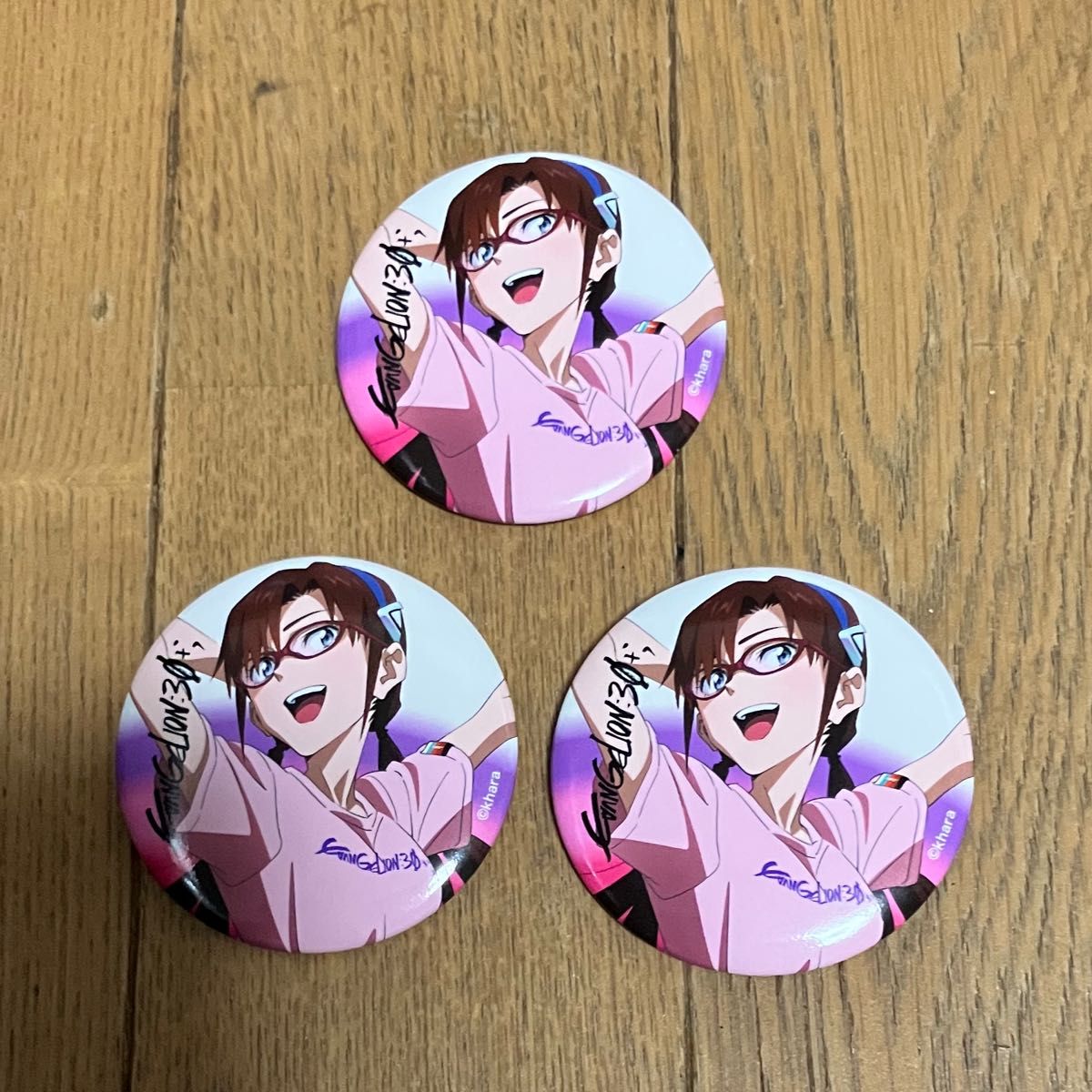 3個 真希波マリ エヴァンゲリオン エヴァフェス 缶バッジ｜Yahoo