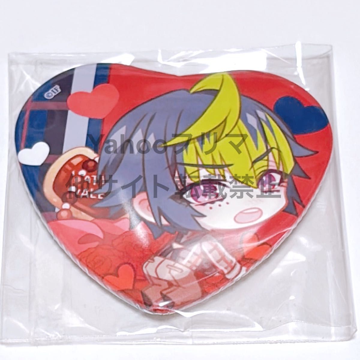 キューピット・パラサイト バレンタイン ハート缶バッジ 琉輝｜Yahoo