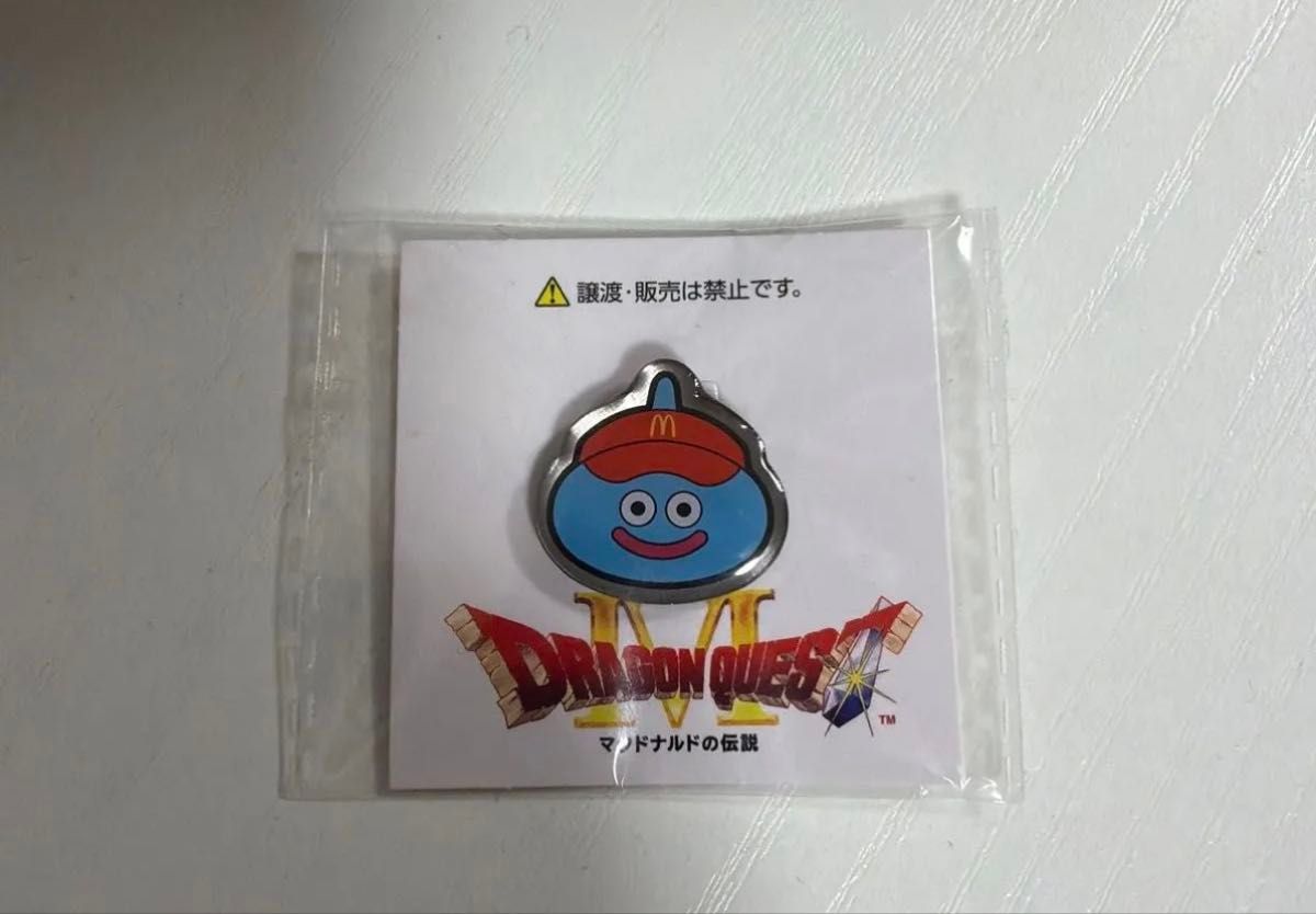 最安値 【非売品】ドラクエ×マクドナルド コラボ スライム ピンバッジ