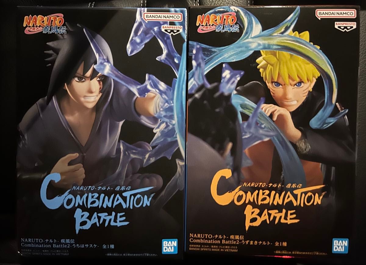 NARUTO 疾風伝 Combination Battle2 ナルト サスケ フィギュア 2種