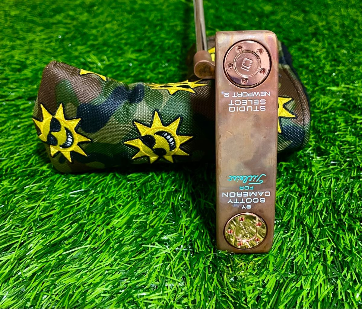 限定 スコッティキャメロン スタジオセレクト ニューポート2 カモフラ