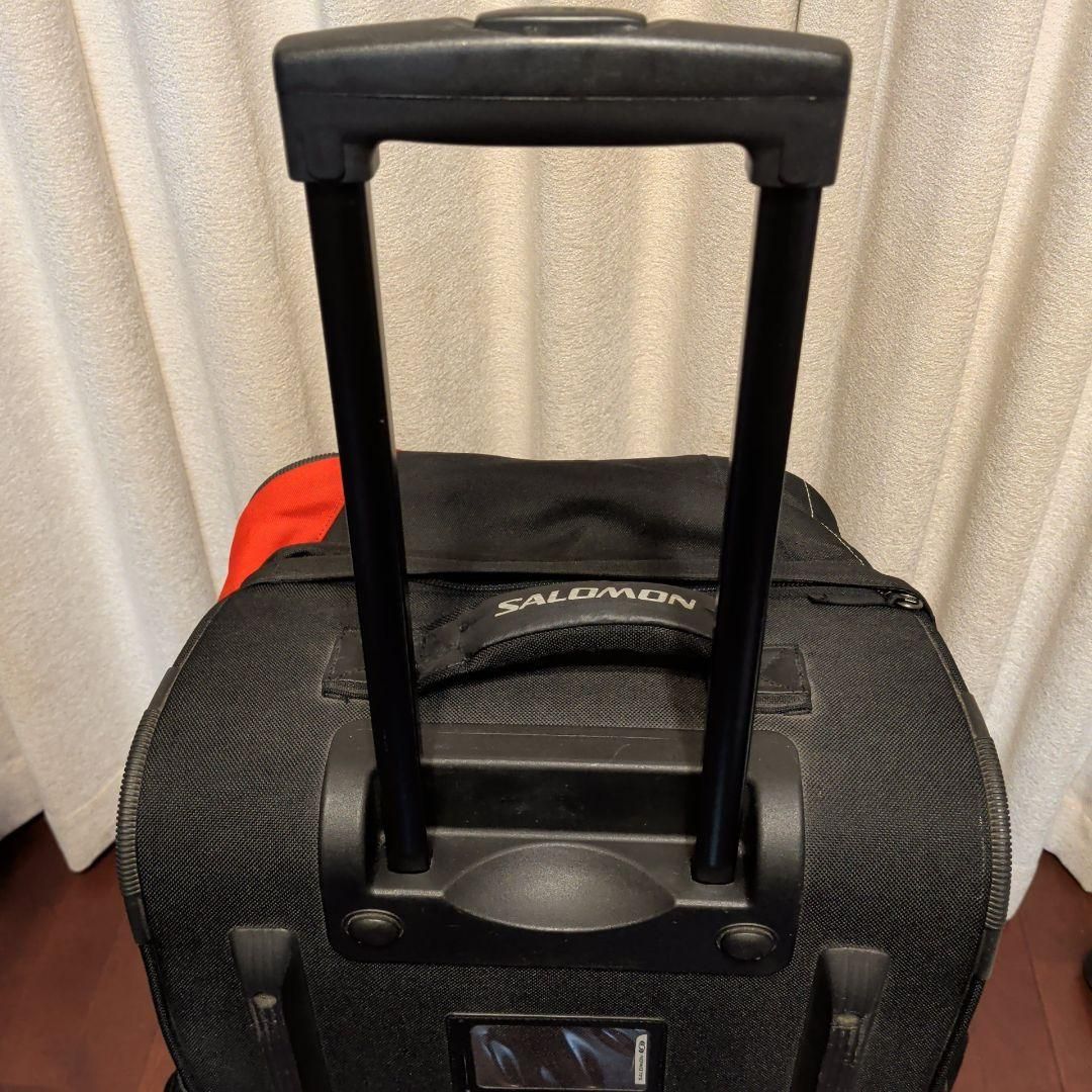 SALOMON サロモン キャスター付 バッグ スキー ボード 黒 大容量