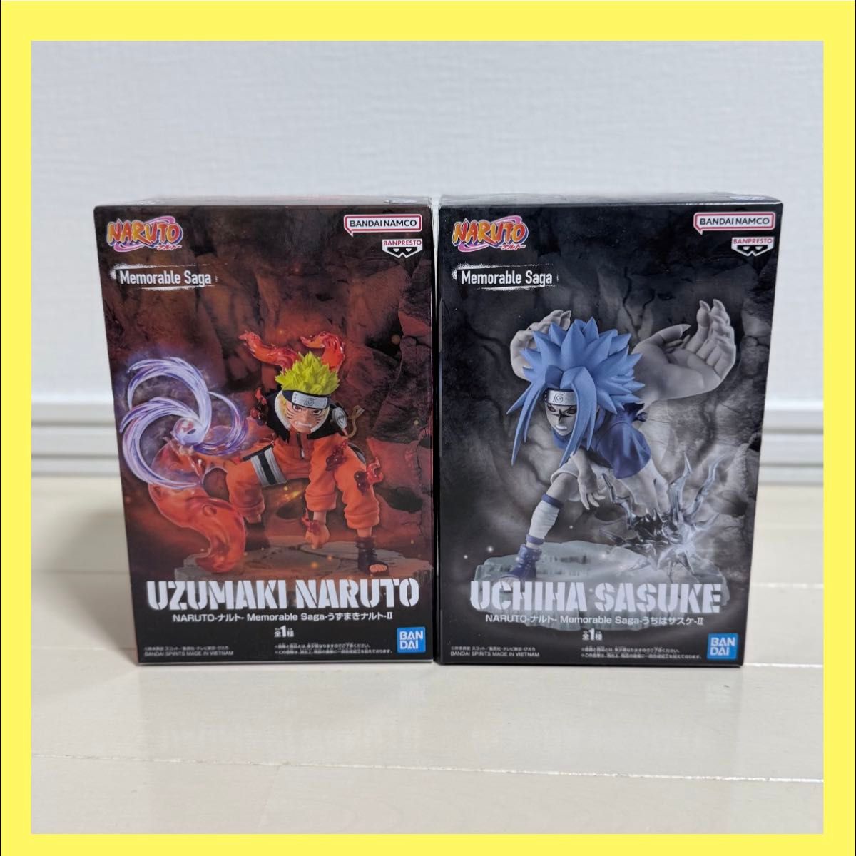 NARUTO-ナルト- Memorable Saga ナルト サスケ フィギュア 2点セット