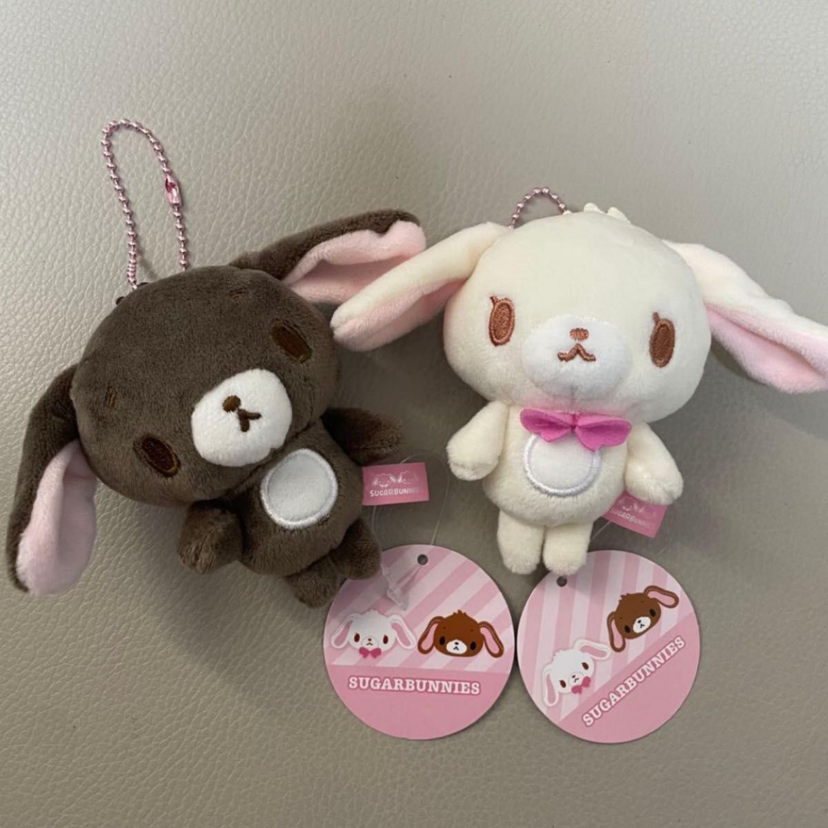 シュガーバニーズ ぬいぐるみマスコット しろうさ くろうさ サンリオ
