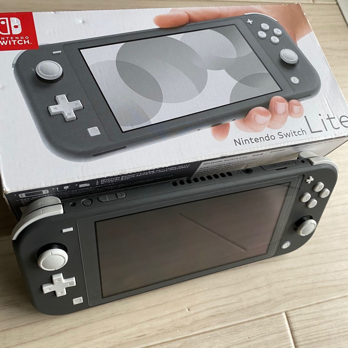 美品 箱あり】Nintendo Switch Lite グレー