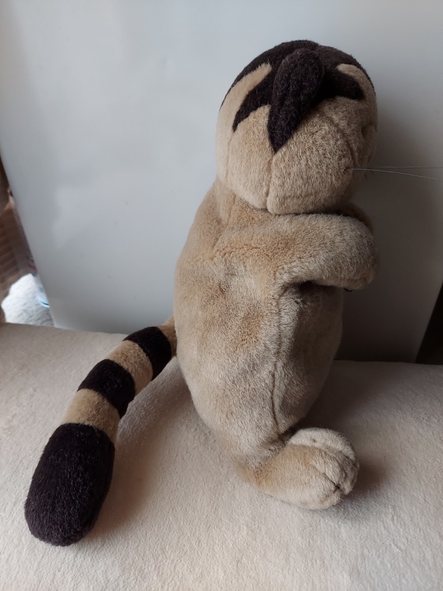 セキグチ SEKIGUCHI 猫のヤーコプ ぬいぐるみ2体 座高 大45センチ中30